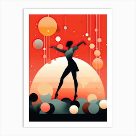 Elegant Disco Motion Art Print