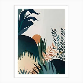 Tropical Jungle Abstract Art Print