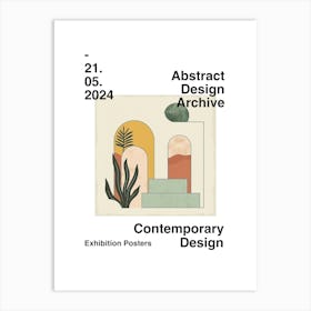 Abstract Design Archive Poster 34 Art Print