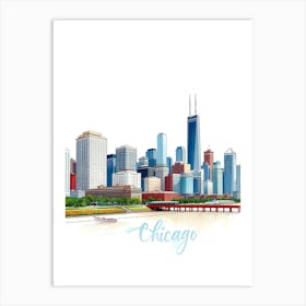 Springtime in the City Art Print