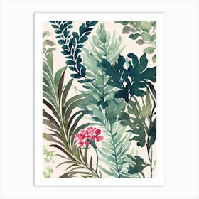 Kelp Vintage Graphic Watercolour Art Print