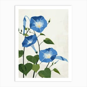 Morning Glory Canvas Print Art Print