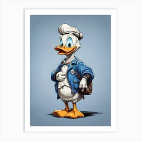 Donald Duck 2 Art Print