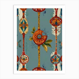 Chinese Spoons Art Print