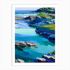 Tidal Pools Waterscape Impressionism 1 Art Print