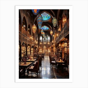 Grand Bazaar Kapal Pixel Art 2 Art Print