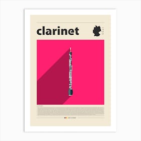 Clarinet Art Print