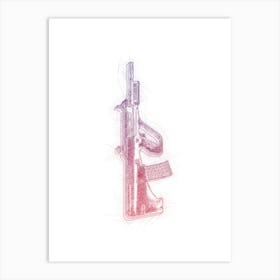 Aug Gun Patten Art Print