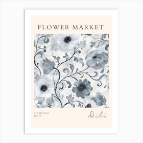 Flower Market art 7 Art Print