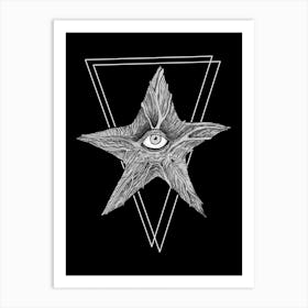 Black Star Art Print