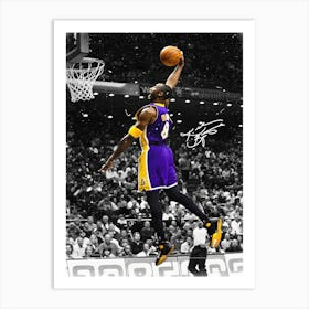 Kobe Bryant 1 Art Print