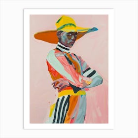 Painting Of A Cowboy 10 Art Print