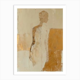 Abstract Woman In A Dress Art Print