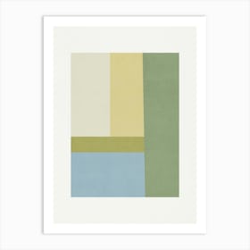 ABSTRACT MINIMALIST GEOMETRY - FV 01 Art Print