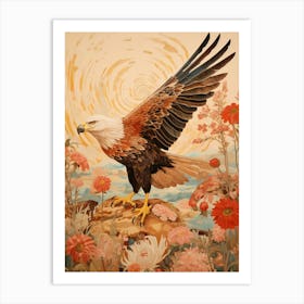 Bald Eagle 4 Detailed Bird Painting Art Print