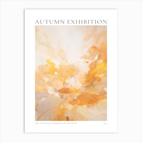 Autumn Exhibition Modern Abstract Poster 1 Art Print