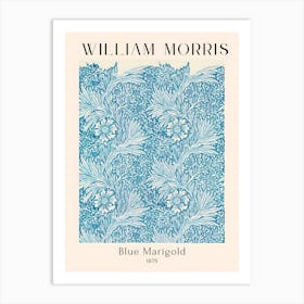 William Morris Blue Margaret 1 Art Print