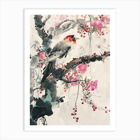 Bird On A Branch 3 Art Print