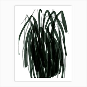 Gray reed Art Print Art Print