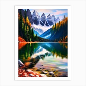 Mountain Lake 31 Art Print