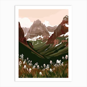 Glacier National Park Art Print