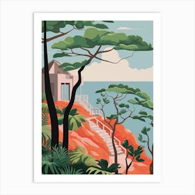 Seychelles, Graphic Illustration 2 Art Print