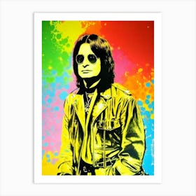 Ozzy Osbourne Colourful Pop Art Art Print