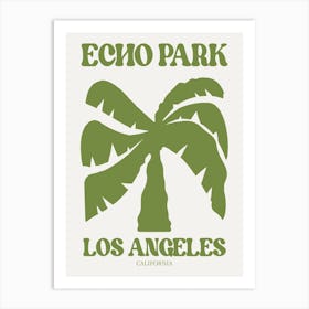 Los Angeles Palm Tree Art Print