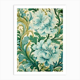 Floral Wallpaper 57 Art Print