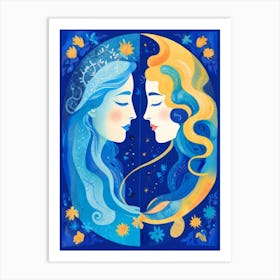 Venus And Jupiter 2 Art Print