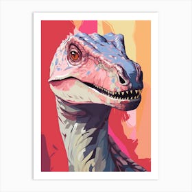 Colourful Dinosaur Rhamphorhynchus 3 Art Print