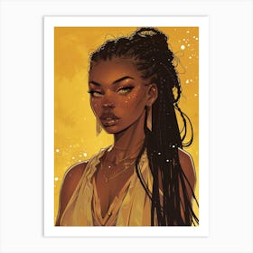 African Woman 157 Art Print