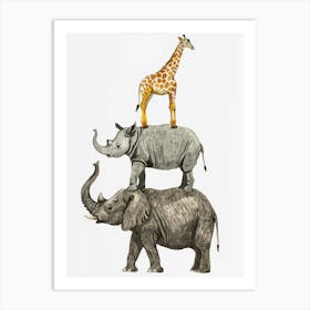 Animals Art Print