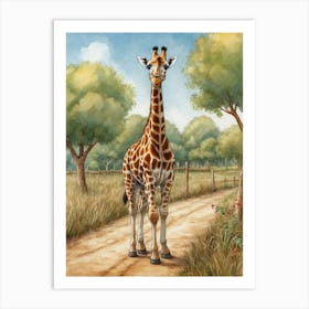 Giraffe 1 Art Print