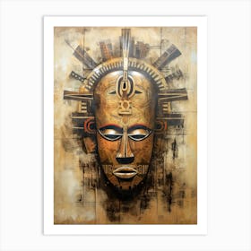 Mystic Masquerade: Unveiling African Tribes Art Print