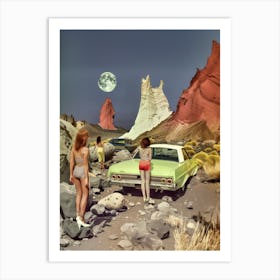 Vintage Vacations. Summer in Utah (I) Art Print