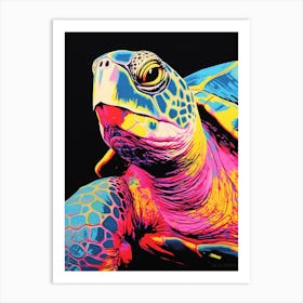 Sea Turtle Pop Art 5 Art Print