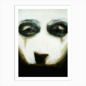Panda Face Art Print