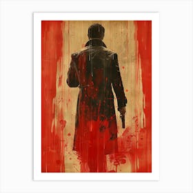 Man In The Red Coat Art Print