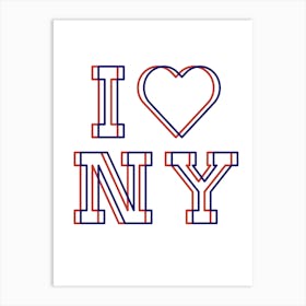 I Love New York Art Print