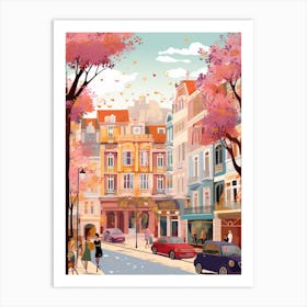 Santander Spain 7 Illustration Art Print