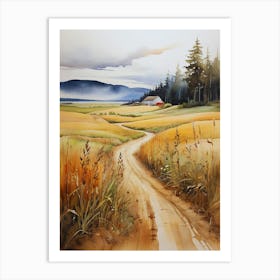 Road To The Barn Art Print