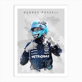 George Russell Portrait Art Print