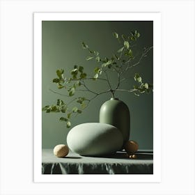 Green Vase Art Print