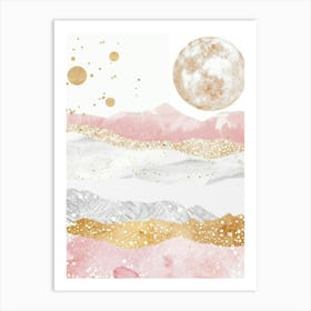 Pink Moon 3 Art Print