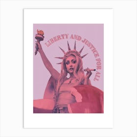 Liberty And Justice For All Chappell Roan Art Print