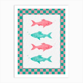 Colourful Fishes Art Print