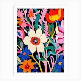 Flowers In The Garden 3 Art Print