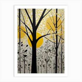 Trees In The Sun 1 Art Print