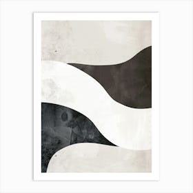 Ethereal Beige Minimalist Style Art Print